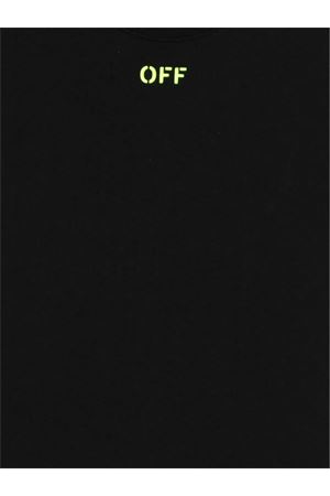 white cotton t-shirt OFF WHITE KIDS | OBAA002S26JER004001